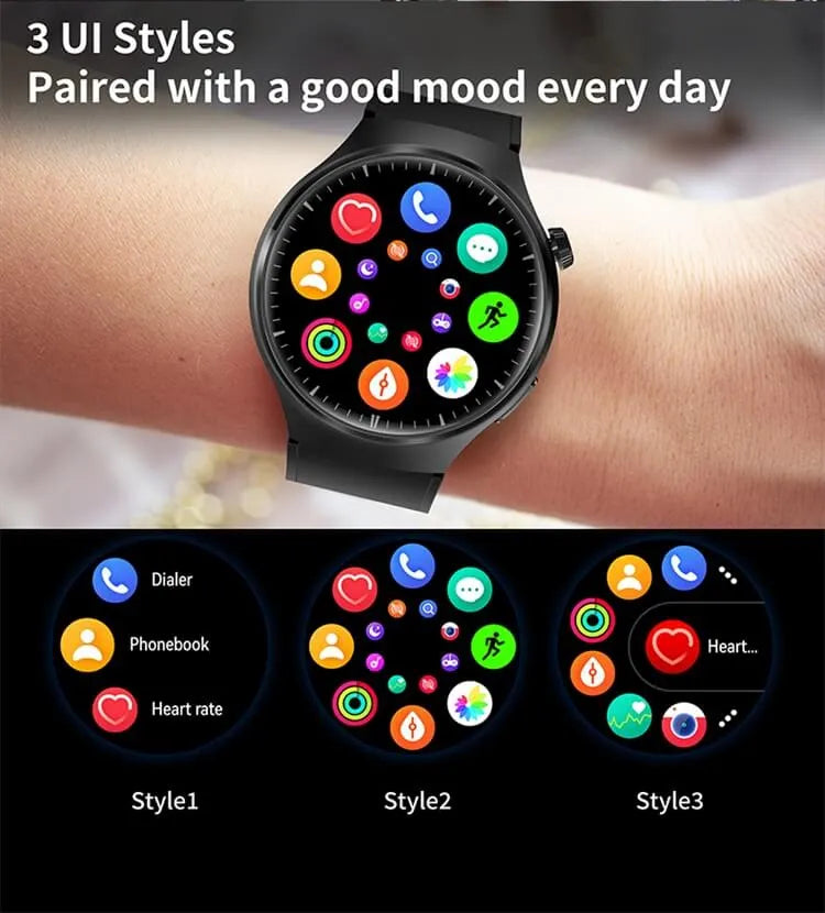 Watch 4 Pro Suit Smart Watch with 7 Straps | 2.3 inch HD Display